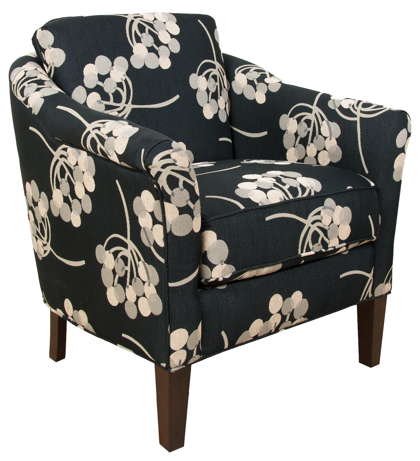 England Denise 1554 Chic Accent Chair with Cosmopolitan Style Dunk